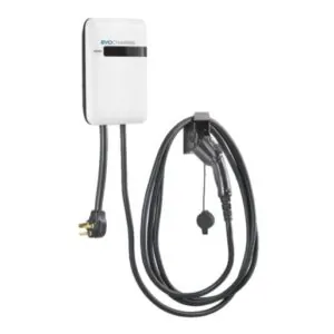 EvoCharge Electric/Hybrid Vehicle Charger SAE J1772 Standard EVSE Level 2 Single Port (18 Foot Cable Length)