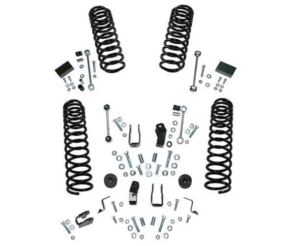 SuperLift 2.5" Dual Rate Coil Lift Kit 2018-2021 Jeep Wrangler Jl 2 Door Rubicon Shock Extensions