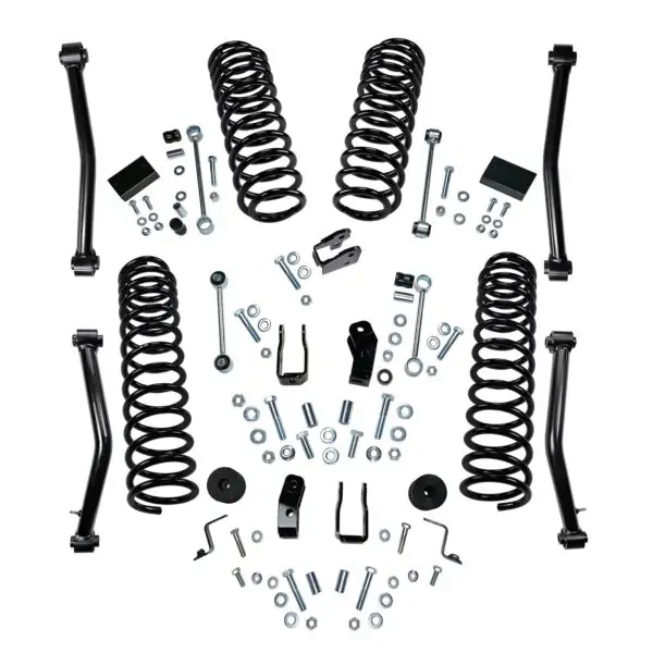 SuperLift 4" Dual Rate Coil Lift Kit 2018-2020 Jeep Wrangler Jl Unlimited/Rubicon Shock Extensions