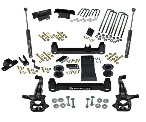 SuperLift 6" Lift Kit 2019-2021 Chevy Silverado GMC Sierra 1500 Trail Boss New Body 4WD