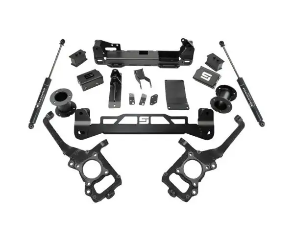 SuperLift 6" Lift Kit 2021 Ford F-150 4WD Shadow Rear Shocks