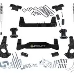 SuperLift 6.5" Lift Kit 2014-2018 Chevy Silverado GMC Sierra 1500 2WD Aluminum/Stamped Steel Arms FOX Shocks