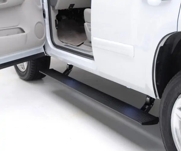 AMP PowerStep Running Boards for 2019-2022 Chevy GMC Sierra Silverado 1500 DBL CRW Cab