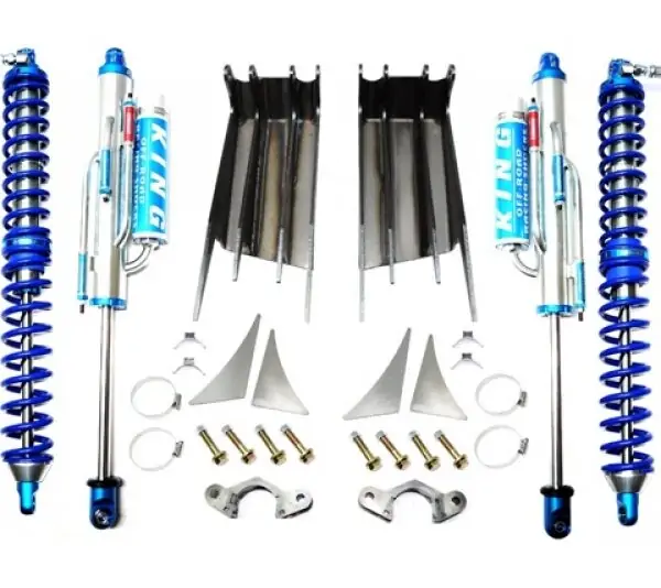 Jeep JK Front D30/D44 Double Throw Down Coilover/Bypass System With 12.0 Inch Travel Shocks 07-18 Wrangler JK EVO Manufacturing