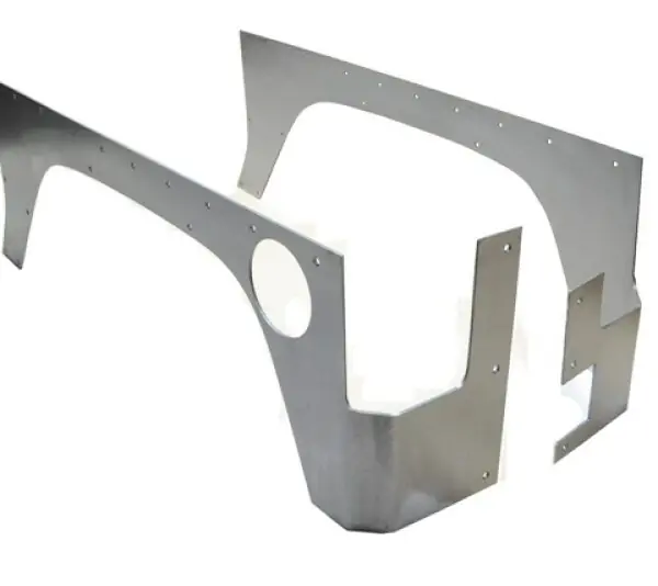 Jeep JK Rear Rockskin Corners 07-18 Wrangler JK 2 Door Raw Steel OE Tail Lights EVO Manufacturing