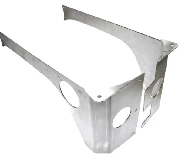 Jeep JK Rear Rockskin Corners 4 Door 07-18 Wrangler JK Unlimited Aluminum EVO Manufacturing