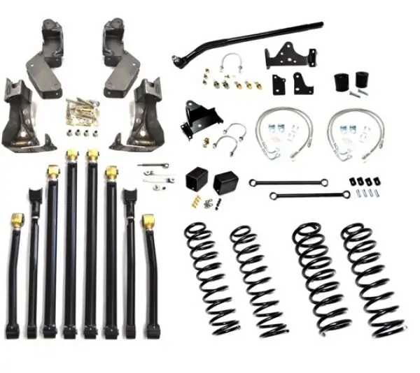 Jeep JK Double D Bolt On Long Arm Kit 35 Inch Tire Package No Shocks 07-18 Wrangler JK EVO Manufacturing