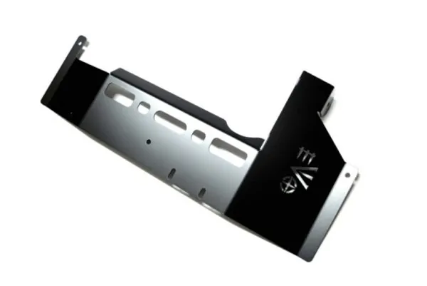 Jeep JK Transcrossmember Exhaust Skid 07-11 Wrangler JK Black  EVO Manufacturing