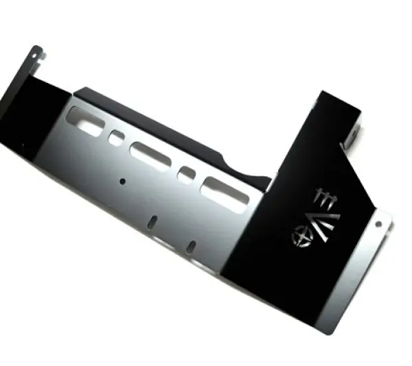 Jeep JK Transcrossmember Exhaust Skid 07-11 Wrangler JK Black  EVO Manufacturing