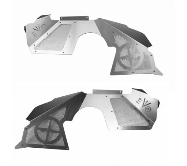 Jeep JK Front Vented Inner Fender Kit Double ThrowDown 07-18 Wrangler JK EVO Manufacturing