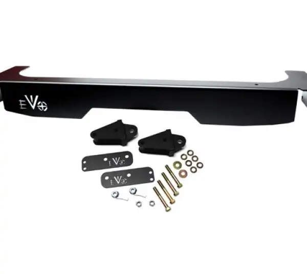 Jeep JK Rear Steel Black Fascia and Rear D-Ring Mount Combo 07-18 Wrangler JK EVO Manufacturing