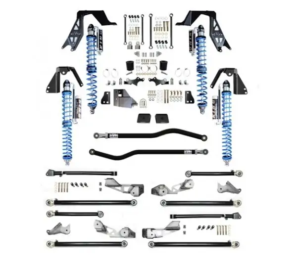 Jeep JLU High Clearance Pro Long Arm NV2514 with Compression Adjusters Plus Black EVO Mfg