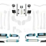 Jeep Wrangler JL 2.5 Inch Heavy Duty Enforcer Lift Stage 1 with EVO SPEC King 2.5 Inch Shocks with Adjusters EVO Manufacturing