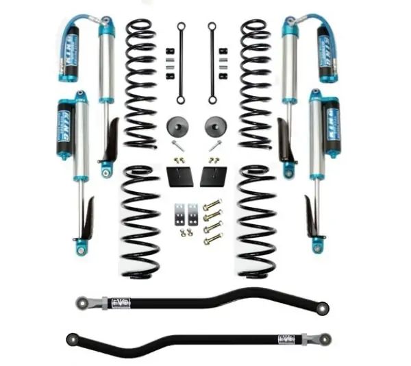 Jeep JL 2.5 Inch Lift Kit 18-Pres Wrangler JL Enforcer Lift Stage 1 Plus with EVO SPEC King 2.5 Shocks EVO Mfg