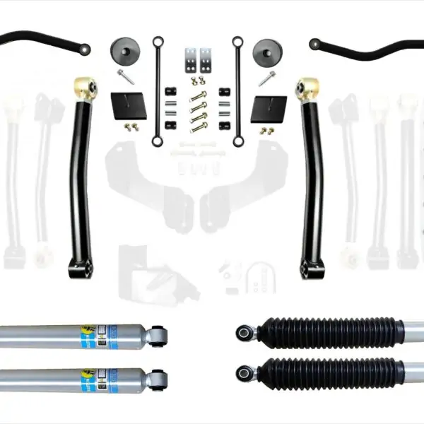 Jeep Wrangler JL 2.5 Inch Diesel Enforcer Lift Stage 2 Plus with Bilstein Shocks EVO Manufacturing
