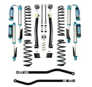 Jeep JL 2.5 Inch Lift Kit 18-Pres Wrangler JL Enforcer Lift Stage 2 Plus with EVO SPEC King 2.5 Shocks EVO Mfg