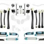 Jeep Wrangler JL 2.5 Inch Diesel Enforcer Lift Stage 4 with EVO SPEC King 2.5 Inch Shocks with Adjusters EVO Manufacturing