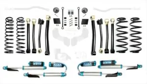 Jeep Wrangler JL 2.5 Inch Diesel Enforcer Lift Stage 4 with EVO SPEC King 2.5 Inch Shocks with Adjusters EVO Manufacturing