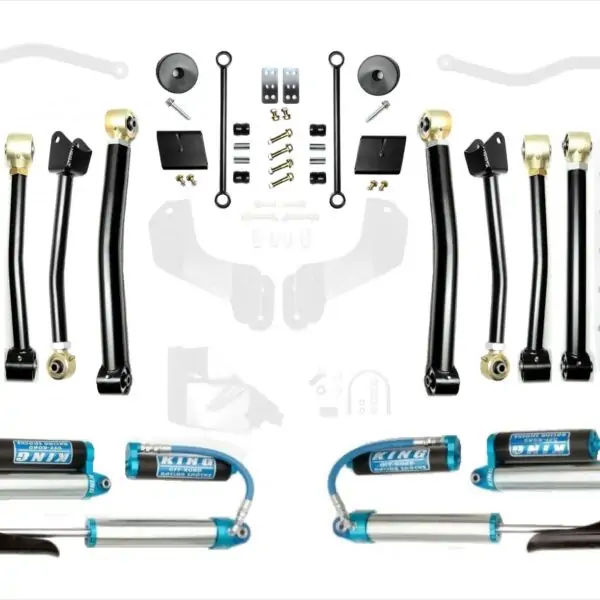 Jeep Wrangler JL 2.5 Inch Diesel Enforcer Lift Stage 4 with EVO SPEC King 2.5 Inch Shocks with Adjusters EVO Manufacturing