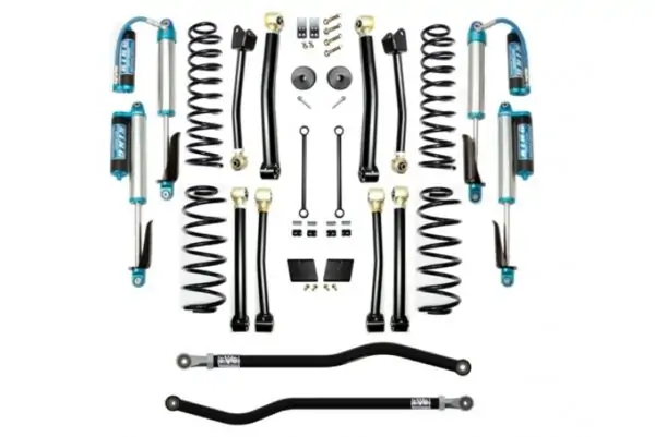 Jeep JL 2.5 Inch Lift Kit 18-Pres Wrangler JL Enforcer Lift Stage 4 Plus with EVO SPEC King 2.5 Shocks EVO Mfg