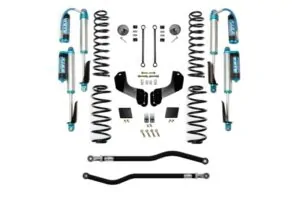 Jeep JL 2.5 Inch Lift Kit 18-Pres Wrangler JL Enforcer Overland Lift Stage 1 Plus with EVO SPEC King 2.5 Shocks EVO Mfg
