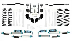Jeep Wrangler JL 2.5 Inch Enforcer Overland Lift Stage 1 Plus with EVO SPEC King 2.5 Inch Shocks with Adjusters EVO Manufacturing