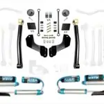 Jeep Wrangler JL 2.5 Inch Heavy Duty Enforcer Overland Lift Stage 2 with EVO SPEC King 2.5 Inch Shocks with Adjusters EVO Manufacturing