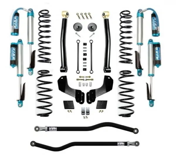 Jeep JL 2.5 Inch Lift Kit 18-Pres Wrangler JL Enforcer Overland Lift Stage 2 Plus with EVO SPEC King 2.5 Shocks EVO Mfg
