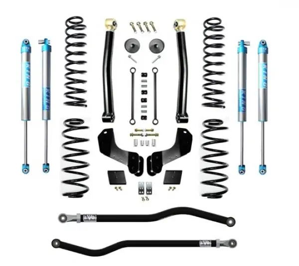 Jeep Wrangler JL 2.5 Inch Enforcer Overland Lift Stage 2 Plus with EVO SPEC King 2.0 Shocks EVO Manufacturing