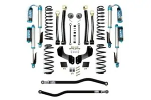 Jeep JL 2.5 Inch Lift Kit 18-Pres Wrangler JL Enforcer Overland Lift Stage 3 Plus with EVO SPEC King 2.5 Shocks EVO Mfg