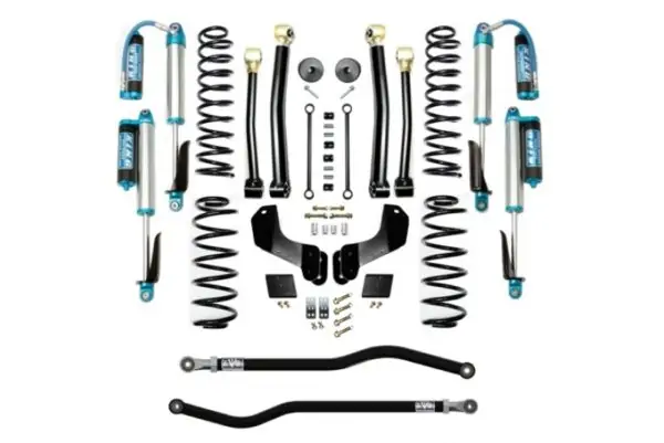 Jeep JL 2.5 Inch Lift Kit 18-Pres Wrangler JL Enforcer Overland Lift Stage 3 Plus with EVO SPEC King 2.5 Shocks EVO Mfg