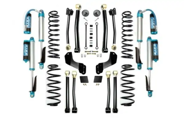 Jeep JL 2.5 Inch Enforcer Overland Lift Stage 4 with Spec King 2.5 Shocks 18-Present Wrangler JL Unlimited EVO Manufacturing