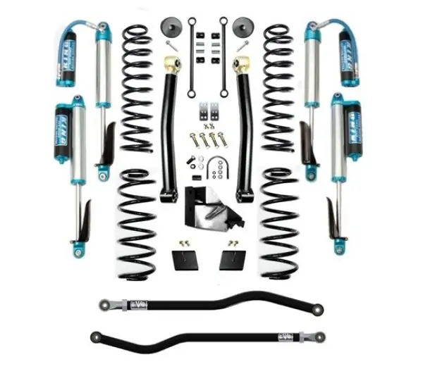Jeep JL 3.5 Inch Lift Kit 18-Pres Wrangler JL Enforcer Lift Stage 2 Plus with EVO SPEC King 2.5 Shocks EVO Mfg