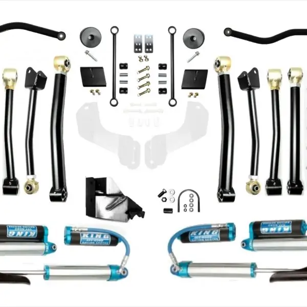 Jeep Wrangler JL 3.5 Inch Enforcer Lift Stage 4 Plus w/ EVO SPEC King 2.5 Inch Shocks with Adjusters EVO Manufacturing