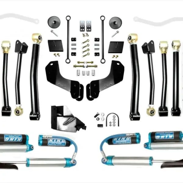 Jeep Wrangler JL 3.5 Inch Enforcer Overland Lift Stage 4 w/EVO SPEC King 2.5 Inch Shocks with Adjusters EVO Manufacturing