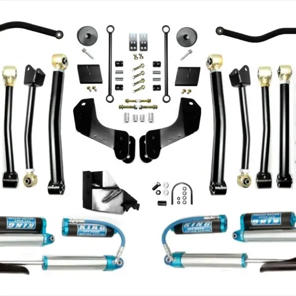 Jeep Wrangler JL 3.5 Inch Enforcer Overland Lift Stage 4 Plus w/EVO SPEC King 2.5 Inch Shocks with Adjusters EVO Manufacturing