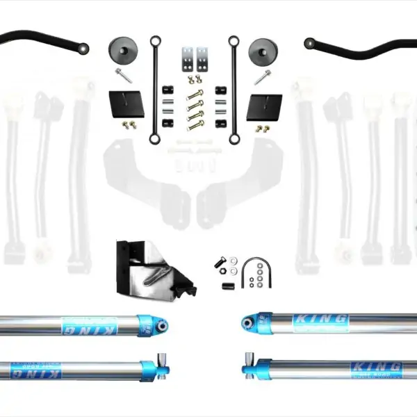 Jeep Wranlger JLU 2.5 Inch Heavy Duty High Clearance Plus Long Arm w/EVO SPEC King 2.0 Inch Shocks EVO Manufacturing