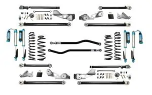 Jeep JLU 2.5 Inch Long Arm High Clearance Plus 18-Pres Wrangler JLU with EVO SPEC King 2.5 Shocks EVO Mfg