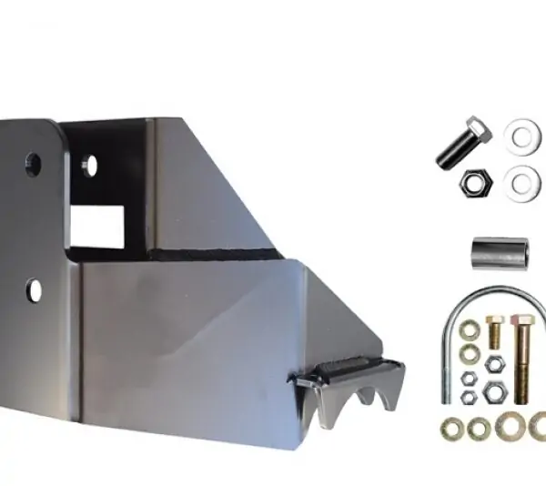 Jeep JL Rear Raised Trackbar Bracket 18-Present Wrangler JL Black EVO Manufacturing
