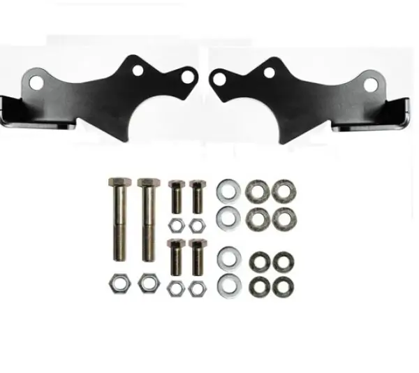 Jeep JL Protek Front Shock Relocation Brackets Black 18-Present Wrangler JL EVO Manufacturing