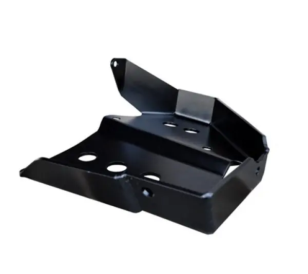 Jeep JL Protek Front Axle Disconnect Skid Plate Black EVO Manufacturing