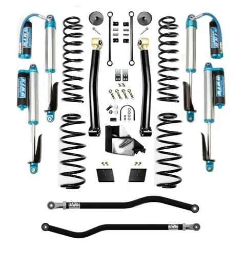 Jeep JL 4.5 Inch Lift Kit 18-Pres Wrangler JL Enforcer Lift Stage 2 Plus with EVO SPEC King 2.5 Shocks EVO Mfg