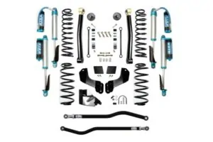 Jeep JL 4.5 Inch Lift Kit 18-Pres Wrangler JL Enforcer Overland Lift Stage 2 Plus with EVO SPEC King 2.5 Shocks EVO Mfg