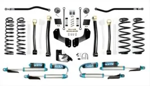 Jeep Wrangler JL 4.5 Inch Heavy Duty Enforcer Overland Lift Stage 3 Plus w/ EVO SPEC King 2.5 Inch Shocks with Adjusters EVO Manufacturing