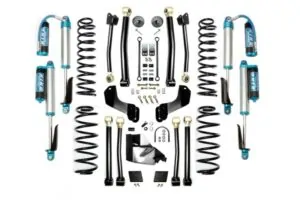 Jeep JL 4.5 Inch Lift Kit 18-Pres Wrangler JL Enforcer Overland Lift Stage 4 with  EVO SPEC King 2.5 Shocks EVO Mfg