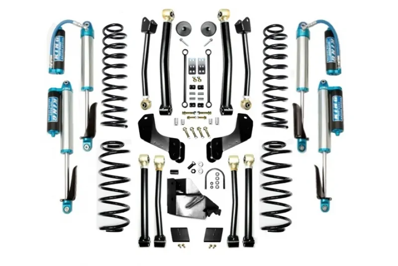 Jeep JL 4.5 Inch Lift Kit 18-Pres Wrangler JL Enforcer Overland Lift Stage 4 with  EVO SPEC King 2.5 Shocks EVO Mfg