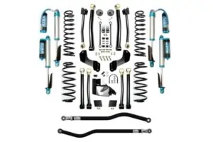Jeep JL 4.5 Inch Lift Kit 18-Pres Wrangler JL Enforcer Overland Lift Stage 4 Plus with  EVO SPEC King 2.5 Shocks EVO Mfg