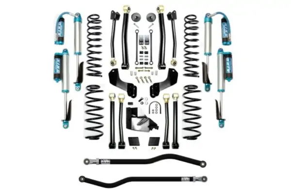 Jeep JL 4.5 Inch Lift Kit 18-Pres Wrangler JL Enforcer Overland Lift Stage 4 Plus with  EVO SPEC King 2.5 Shocks EVO Mfg