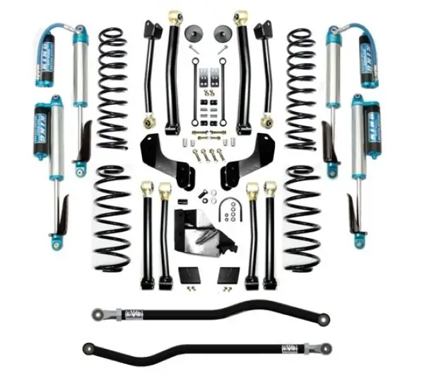 Jeep JL 4.5 Inch Lift Kit 18-Pres Wrangler JL Enforcer Overland Lift Stage 4 Plus with  EVO SPEC King 2.5 Shocks EVO Mfg