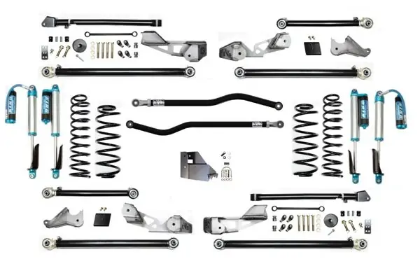 Jeep Wrangler JLU 4.5 Inch JLU High Clearance Plus Long Arm with EVO SPEC King 2.5 Shocks EVO Mfg